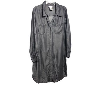 Soft surroundings Tencel Lyocell Shirt dress size M